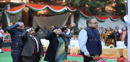 26.01.2025 को वीएमएमसी और सफदरजंग अस्पताल में गणतंत्र दिवस 2025 समारोह आयोजित