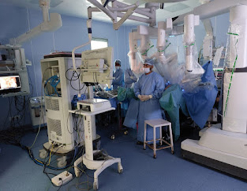 State of the Art Modular OT with robotic surgery in present day SSB
